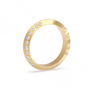 ANELLO GUESS FASCIA CON SWAROVSKI-IP GOLD JUBR02188JWYG/14