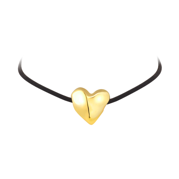 BREIL TJ3690 COLLANA CHOKER BIG HEART IP GOLD