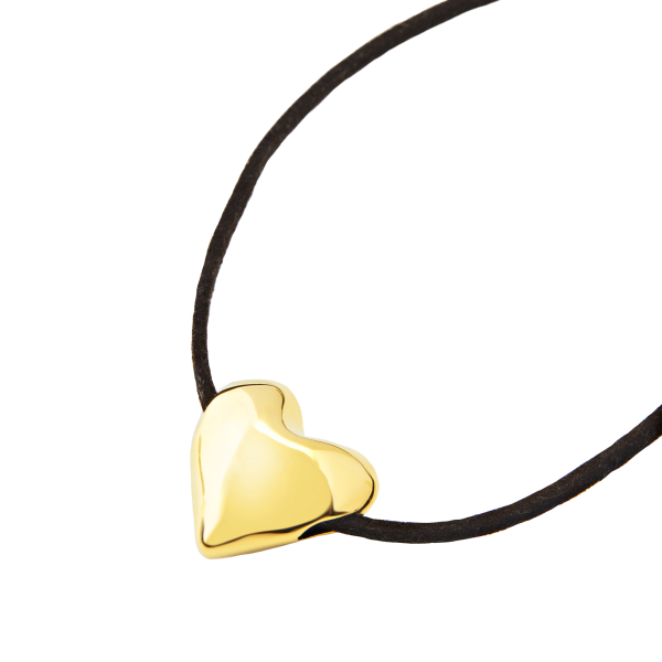 BREIL TJ3690 COLLANA CHOKER BIG HEART IP GOLD