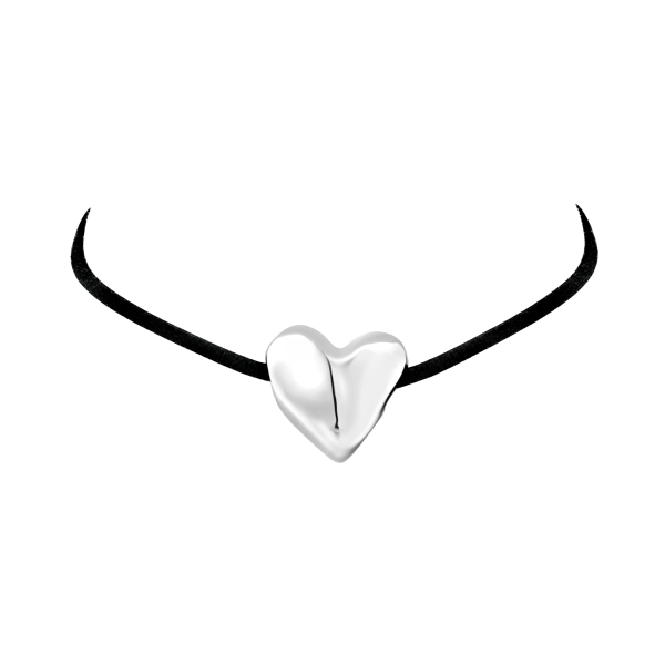 BREIL TJ3689 COLLANA CHOKER BIG HEART COLOR SILVER