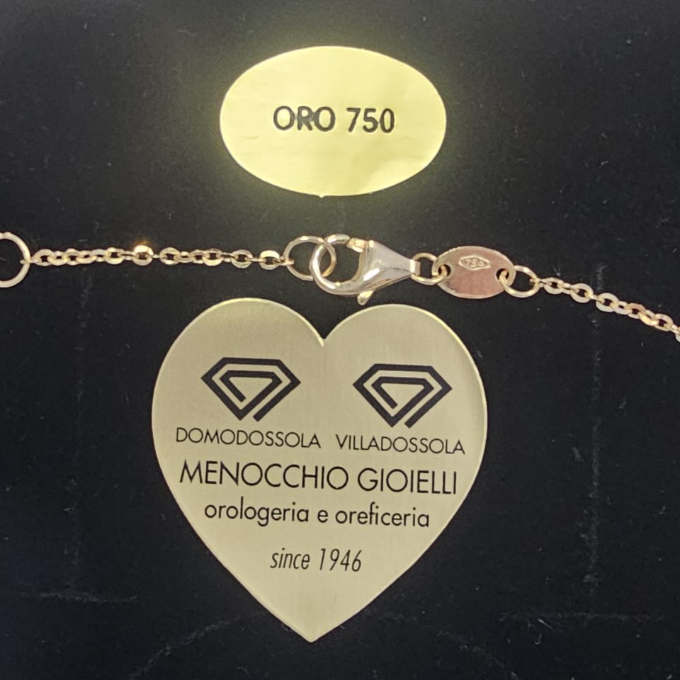 BRACCIALE CON ALBERO DELLA VITA E CUORI ORO GIALLO18KT