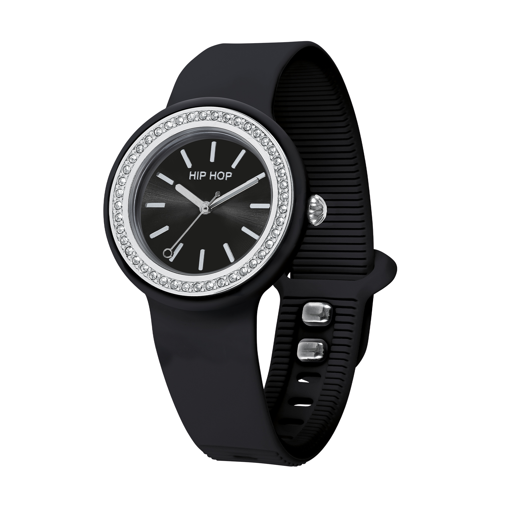 OROLOGIO HIP HOP-HERO.DOT BEZEL HWU1305 NERO