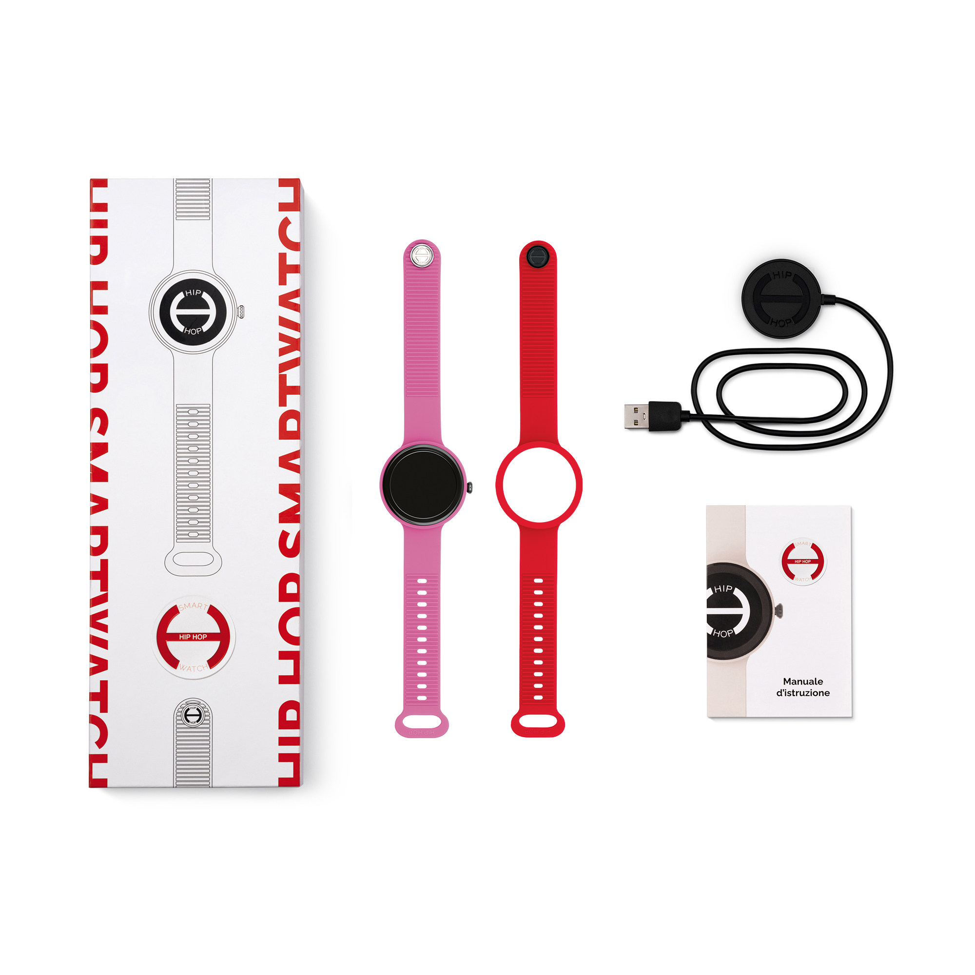 SMARTWATCH HIP HOP HERO.NEXT PINK BUBBLE/RED HWU1312
